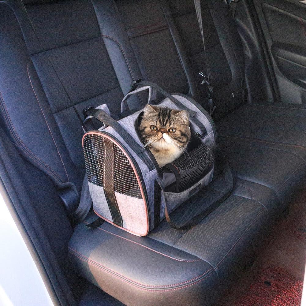 Jet Set Pet Shop Foldable Travel Carrier – Plush, Portable & Airline-Friendly