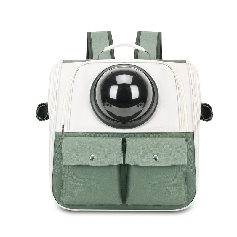 Cat Space Capsule Portable Large-Capacity Pet Hand Bag Double-Shoulder Backpack Breathable Special Outdoor Bag for Dogs