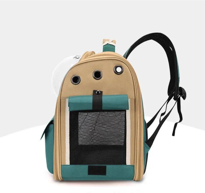Cat Space Capsule Portable Large-Capacity Pet Hand Bag Double-Shoulder Backpack Breathable Special Outdoor Bag for Dogs