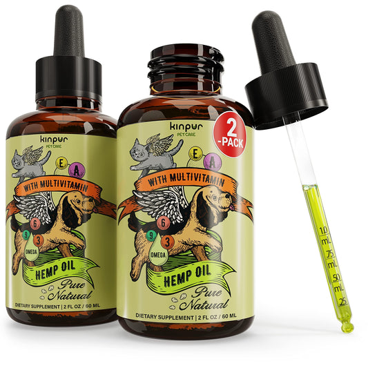 Jet Set Pet Shop Calming Hemp Oil – Daily Drops for Chill Pets & Glossy Coats